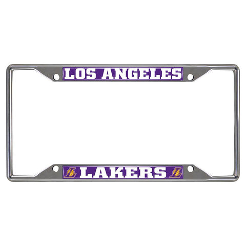 Los Angeles Lakers NBA Chrome License Plate Frame