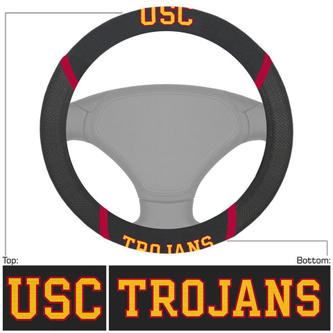 USC Trojans NCAA Polyester Steering Wheel Cover