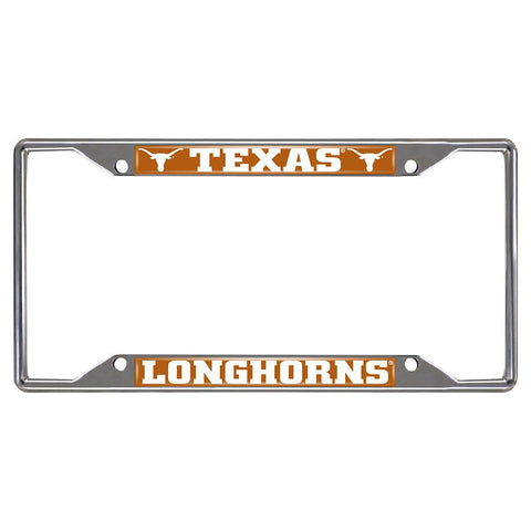 Texas Longhorns NCAA Chrome License Plate Frame