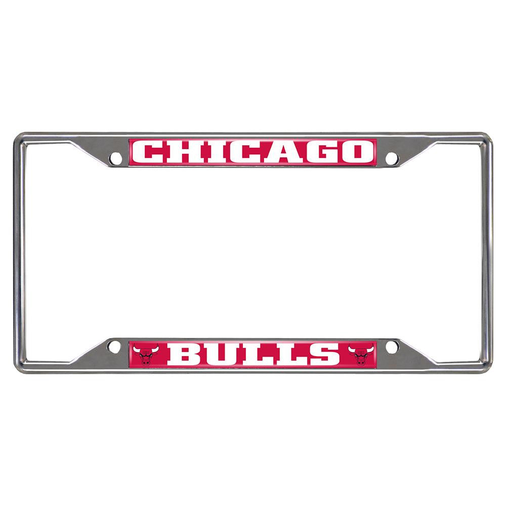 Chicago Bulls NBA Chrome License Plate Frame