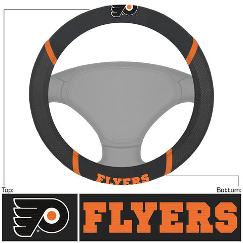 Philadelphia Flyers NHL Polyester Steering Wheel Cover