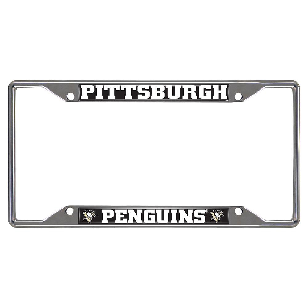 Pittsburgh Penguins NHL Chrome License Plate Frame