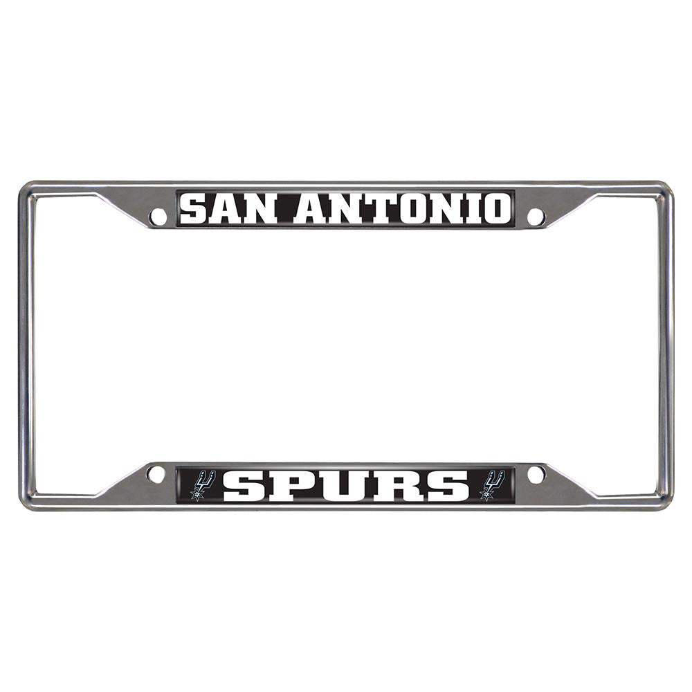 San Antonio Spurs NBA Chrome License Plate Frame