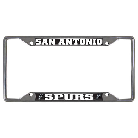 San Antonio Spurs NBA Chrome License Plate Frame