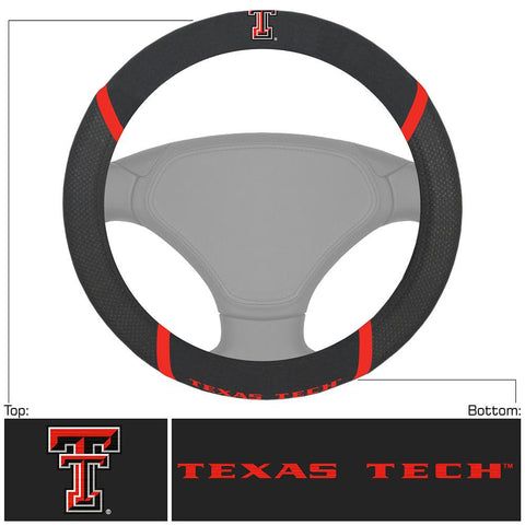 Texas Tech Red Raiders NCAA Polyester Steering Wheel Cover