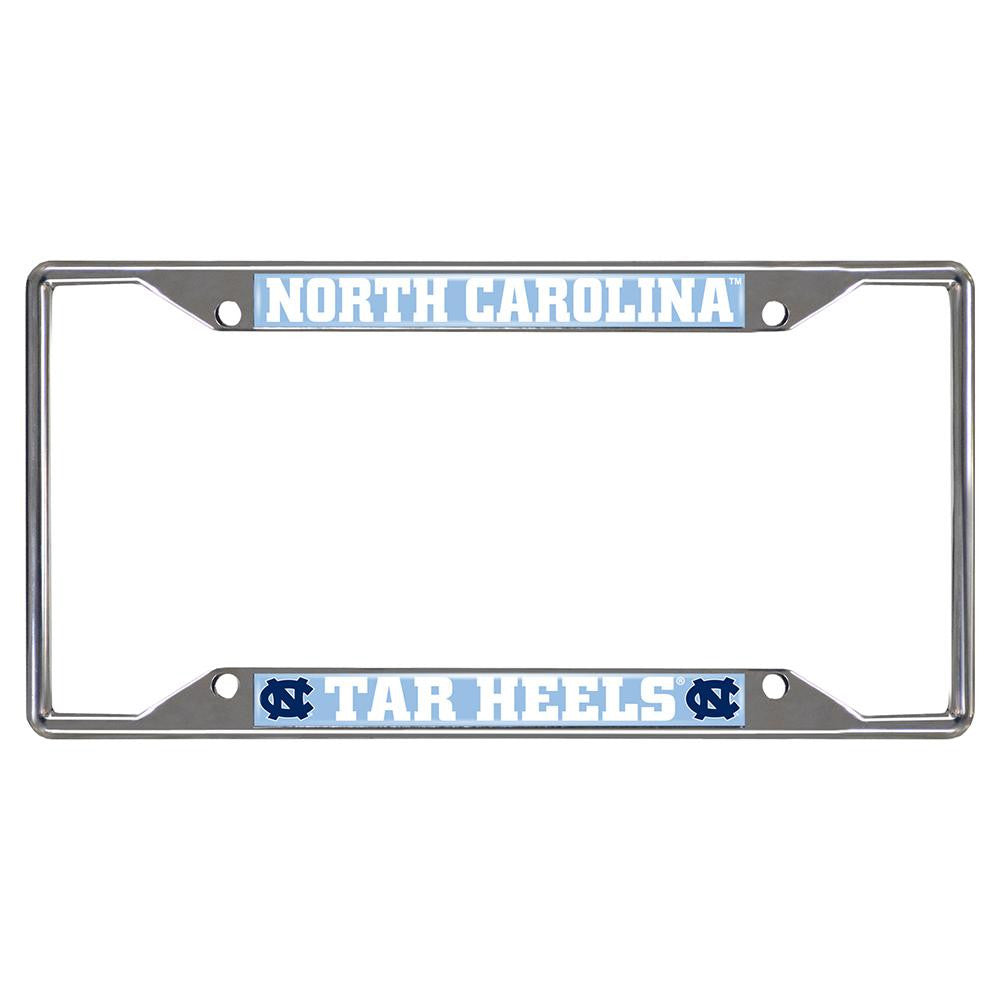 North Carolina Tar Heels NCAA Chrome License Plate Frame