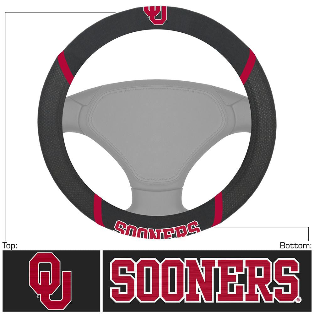 Oklahoma Sooners NCAA Polyester Steering Wheel Cover