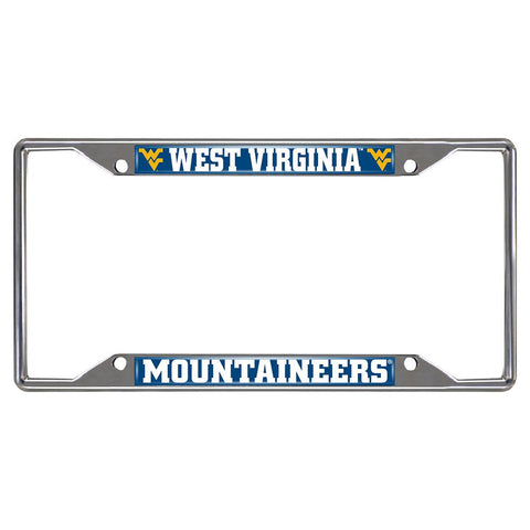 West Virginia Mountaineers NCAA Chrome License Plate Frame