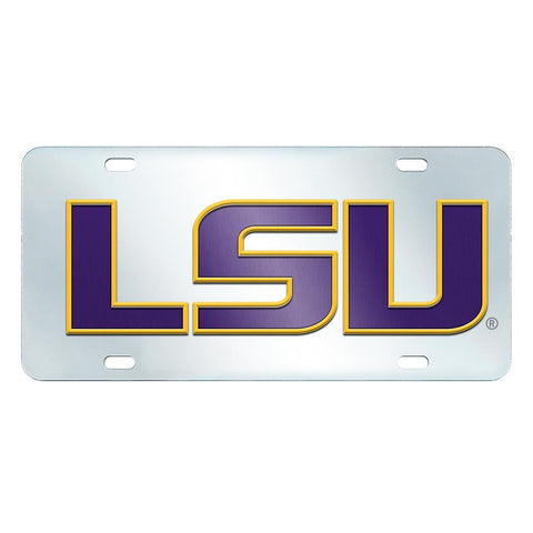 LSU Tigers NCAA License Plate-Inlaid