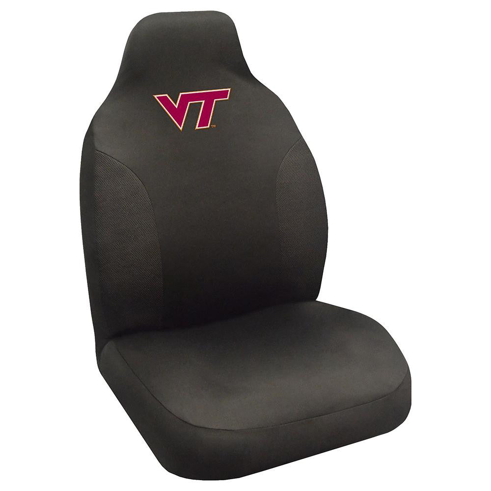 Virginia Tech Hokies NCAA Polyester Embroidered Seat Cover