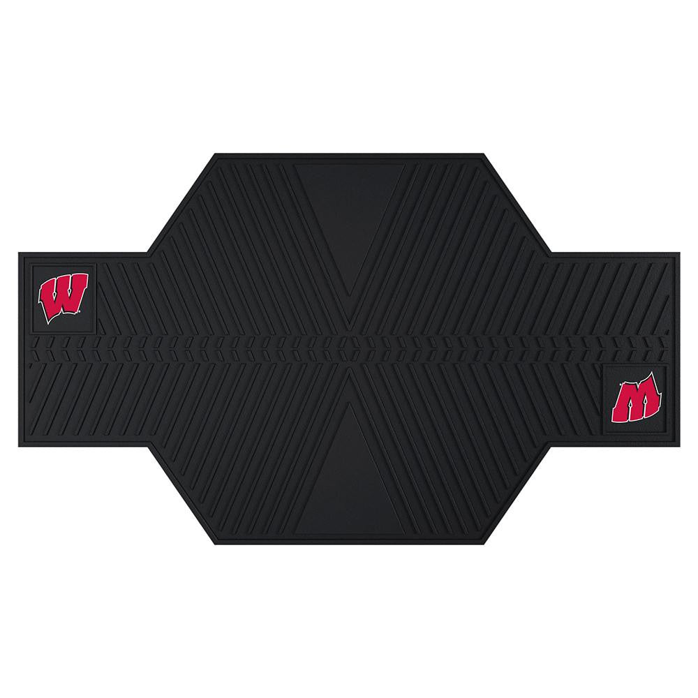 Wisconsin Badgers NCAA Motorcycle Mat (82.5in L x 42in W)