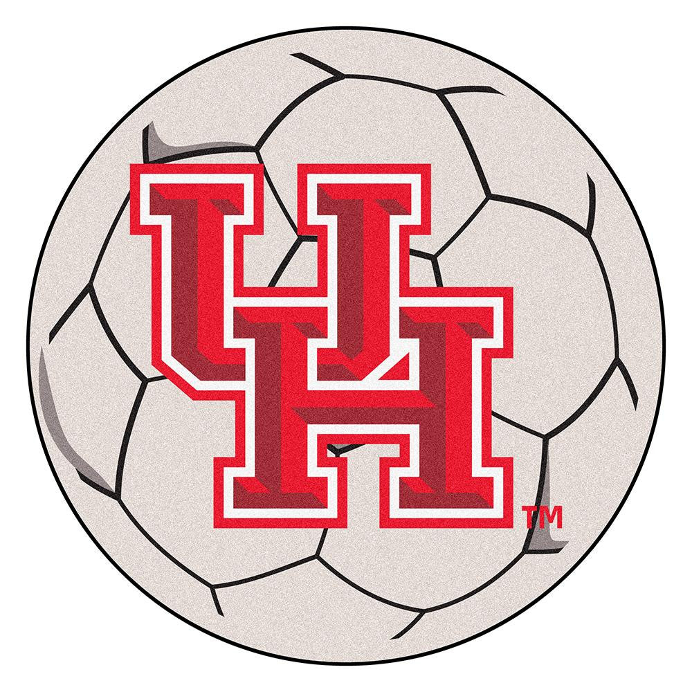 Houston Cougars NCAA Soccer Ball Round Floor Mat (29)