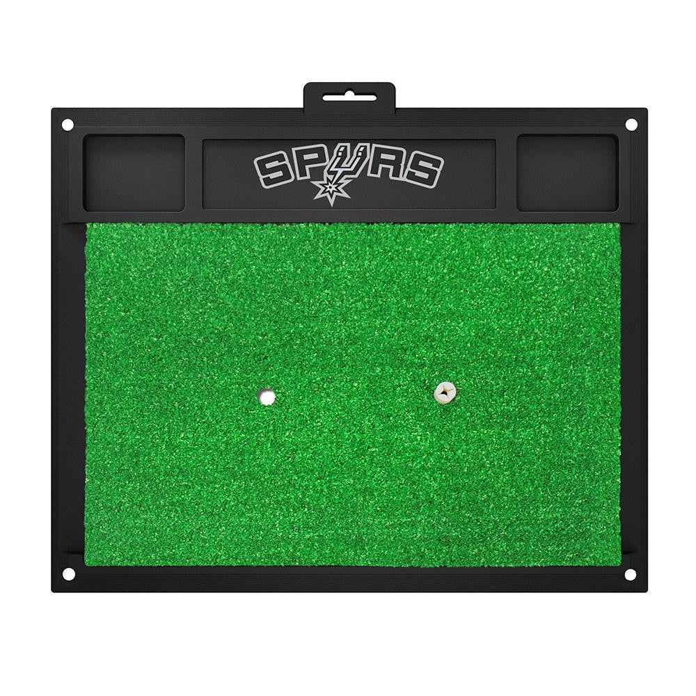 San Antonio Spurs NBA Golf Hitting Mat (20in L x 17in W)