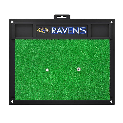 Baltimore Ravens NFL Golf Hitting Mat (20in L x 17in W)