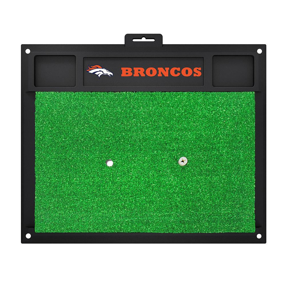 Denver Broncos NFL Golf Hitting Mat (20in L x 17in W)