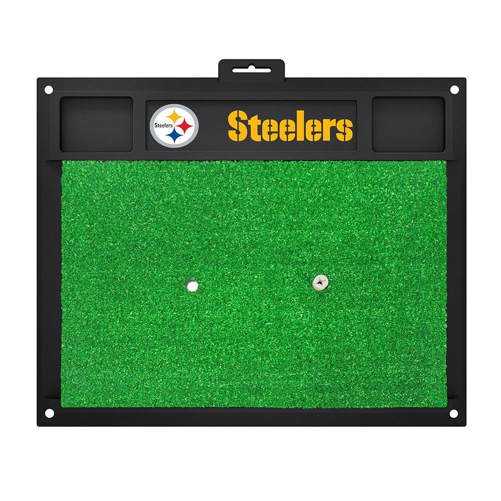 Pittsburgh Steelers NFL Golf Hitting Mat (20in L x 17in W)