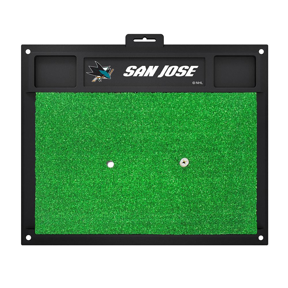 San Jose Sharks NHL Golf Hitting Mat (20in L x 17in W)