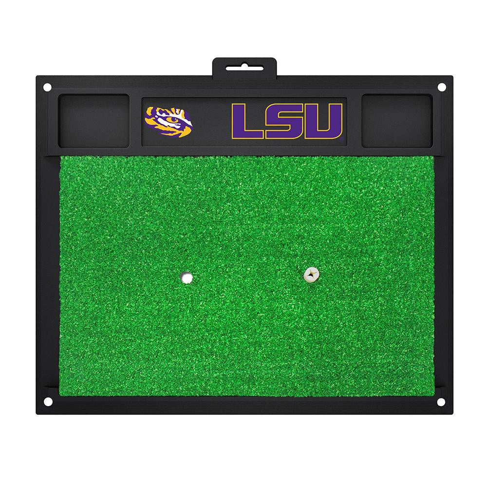 LSU Tigers NCAA Golf Hitting Mat (20in L x 17in W)