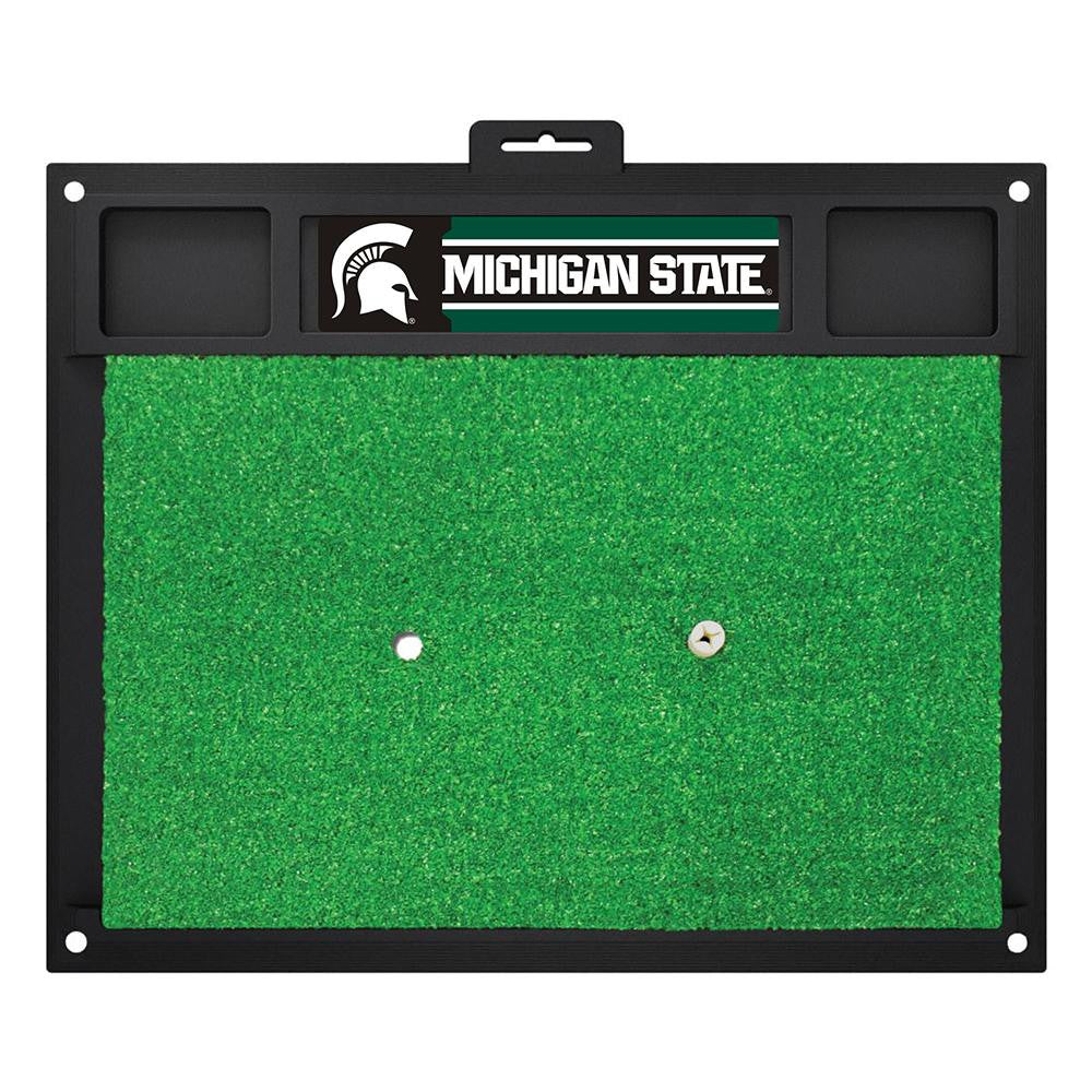 Michigan State Spartans NCAA Golf Hitting Mat (20in L x 17in W)