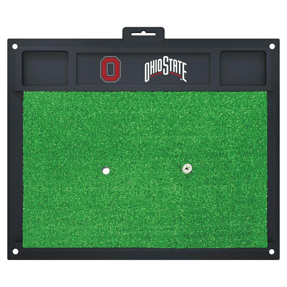 Ohio State Buckeyes NCAA Golf Hitting Mat (20in L x 17in W)