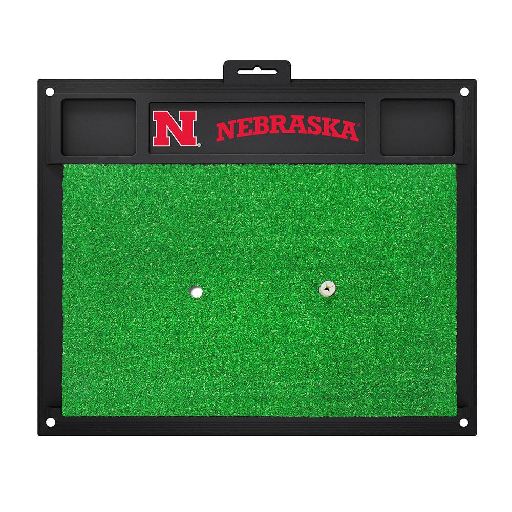 Nebraska Cornhuskers NCAA Golf Hitting Mat (20in L x 17in W)