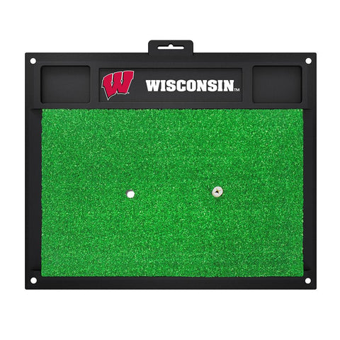 Wisconsin Badgers NCAA Golf Hitting Mat (20in L x 17in W)