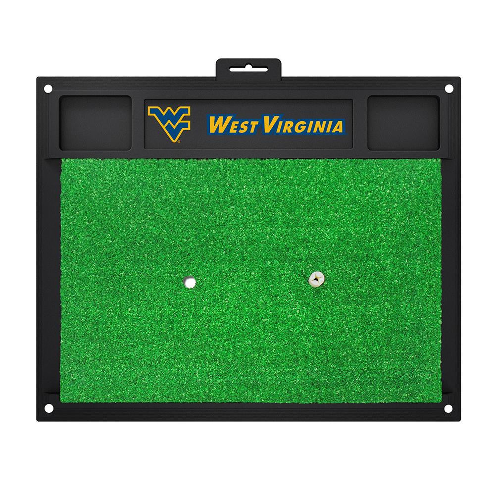 West Virginia Mountaineers NCAA Golf Hitting Mat (20in L x 17in W)