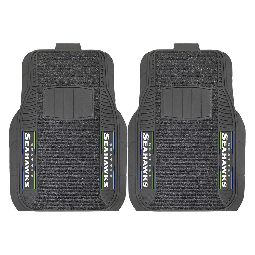 Seattle Seahawks NFL Deluxe 2-Piece Vinyl Car Mats