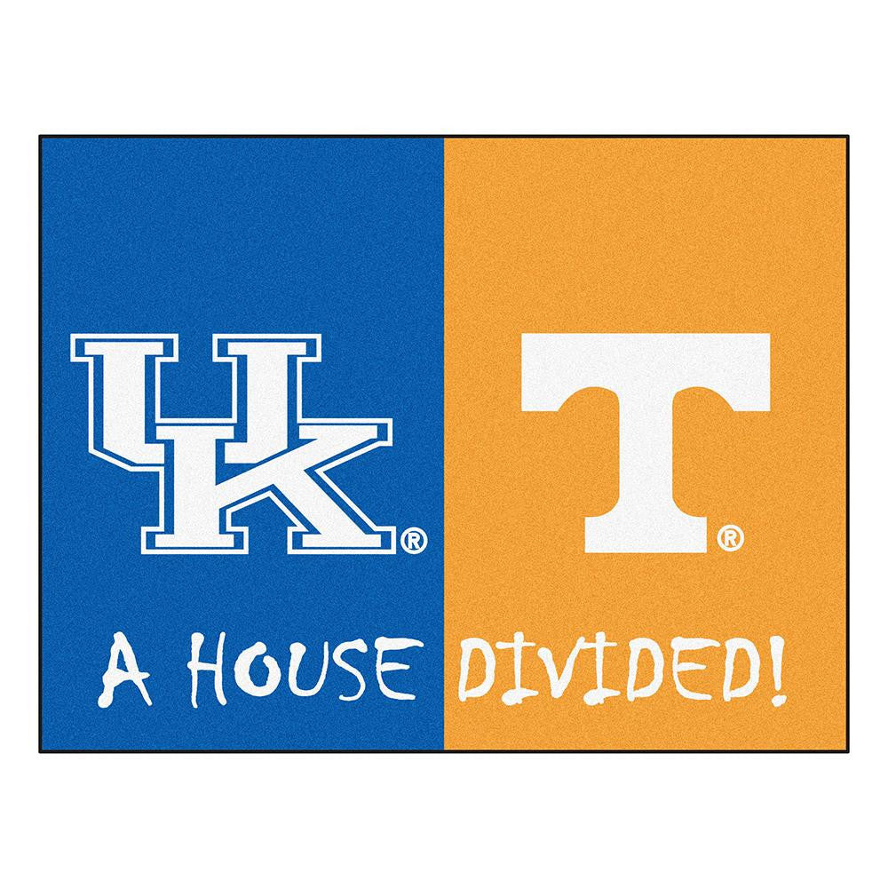 Kentucky Wildcats-Tennessee Volunteers NCAA House Divided All-Star Floor Mat (34x45)