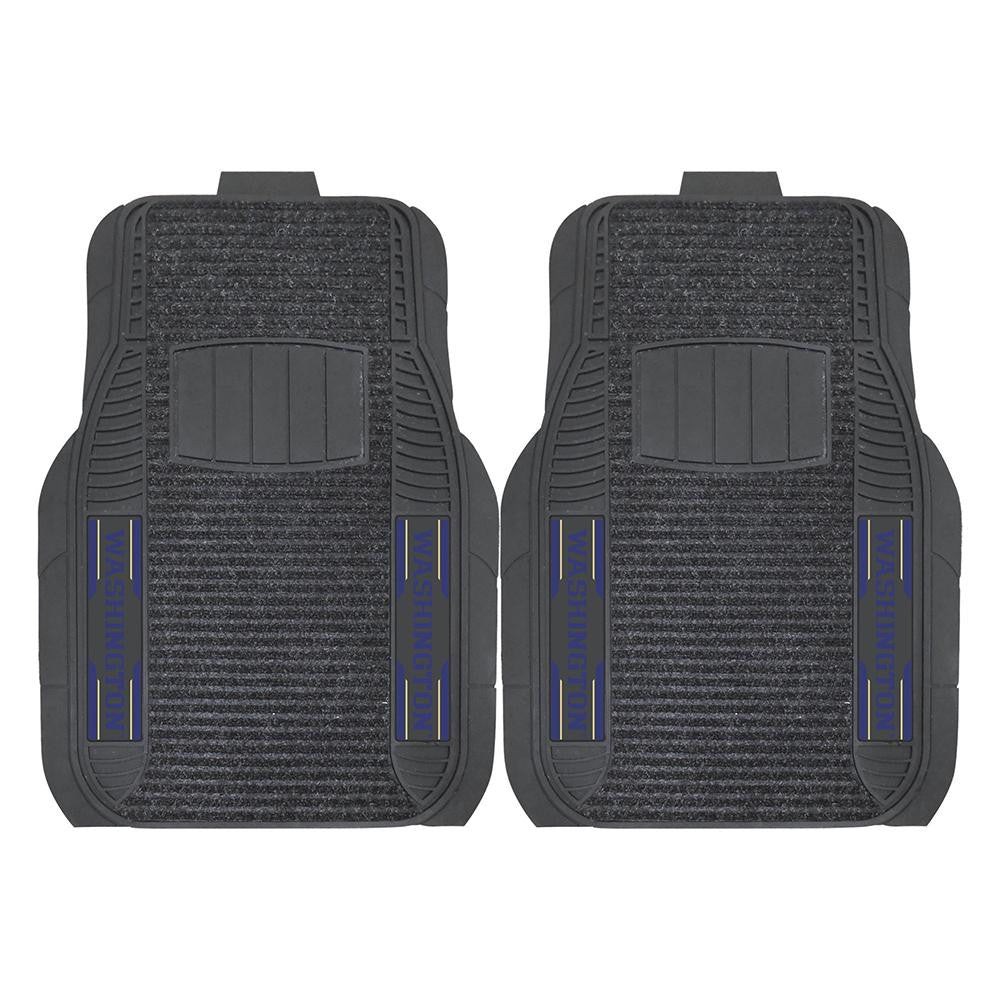 Washington Huskies NCAA Deluxe 2-Piece Vinyl Car Mats