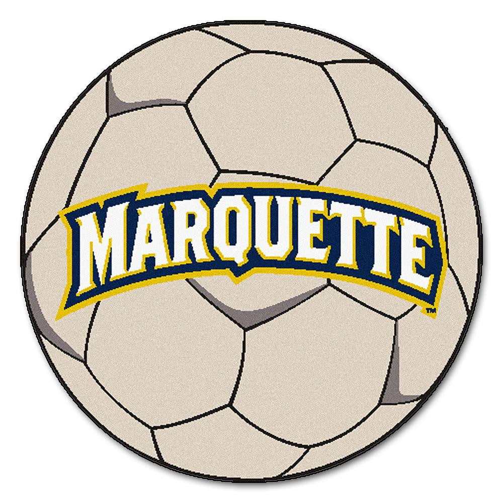 Marquette Golden Eagles NCAA Soccer Ball Round Floor Mat (29)