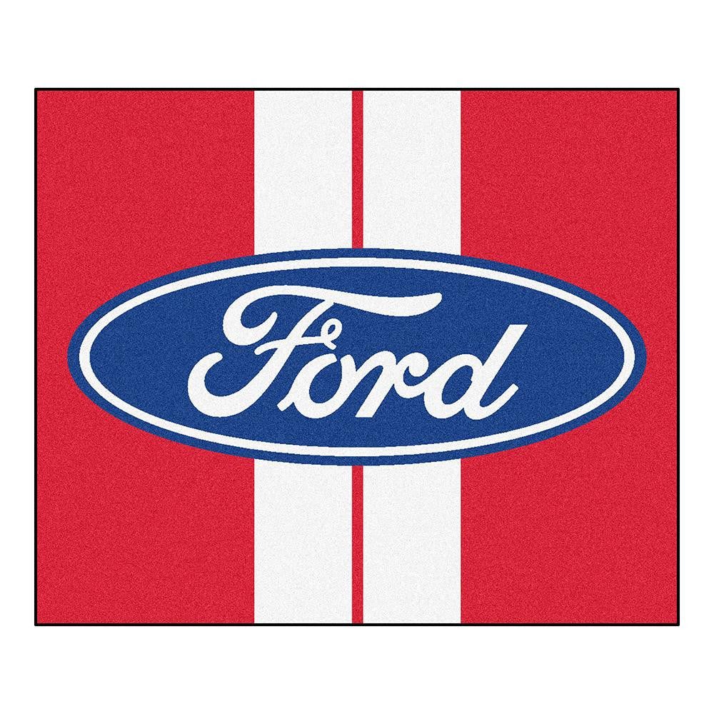 Ford Ford Oval with Stripes  Tailgater Floor Mat (5'x6')
