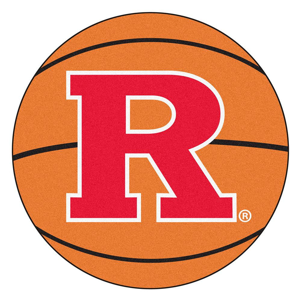 Rutgers Scarlet Knights NCAA Basketball Round Floor Mat (29)