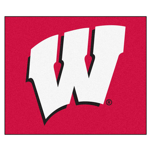 Wisconsin Badgers NCAA Tailgater Floor Mat (5'x6') W Logo