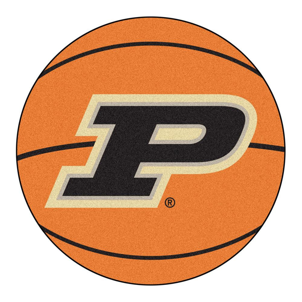 Purdue Boilermakers NCAA Basketball Round Floor Mat (29)