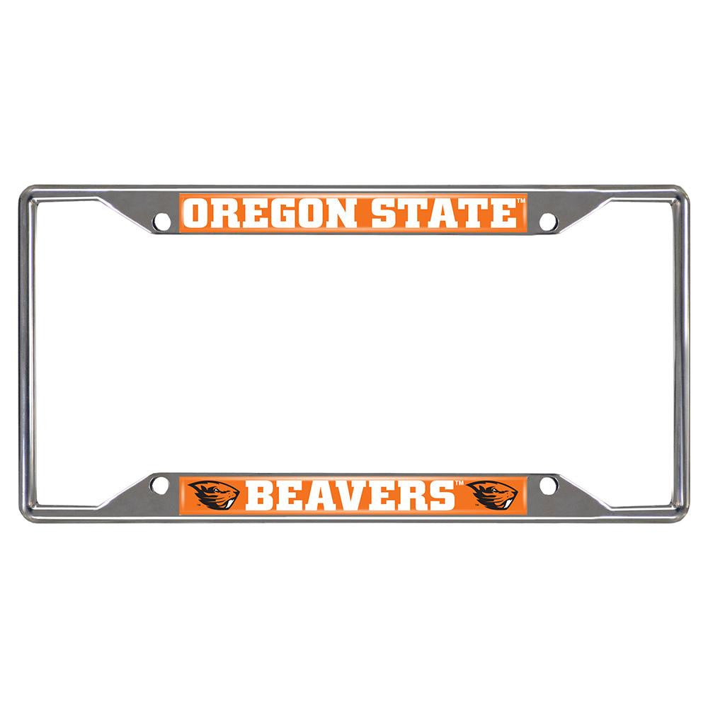 Oregon State Beavers NCAA Chrome License Plate Frame
