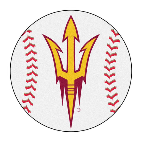 Arizona State Sun Devils NCAA Baseball Round Floor Mat (29)