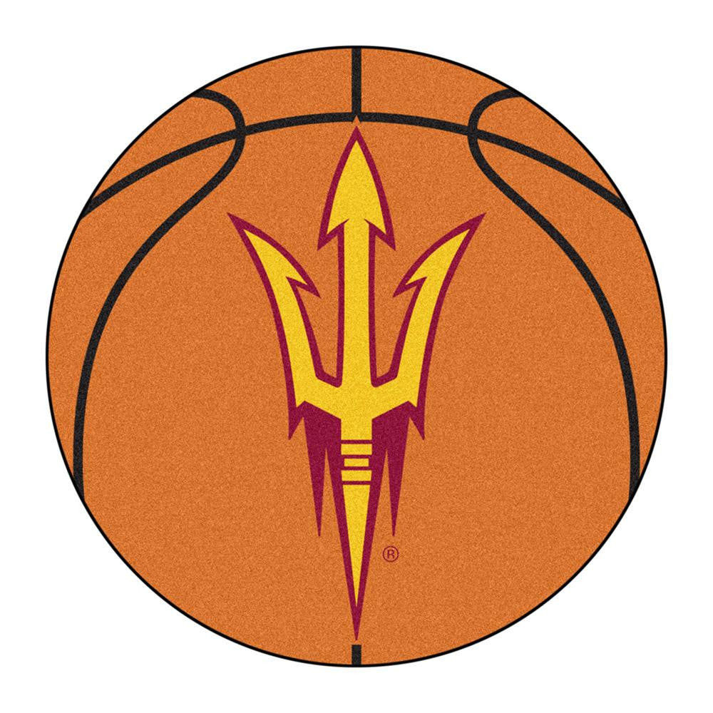 Arizona State Sun Devils NCAA Basketball Round Floor Mat (29)