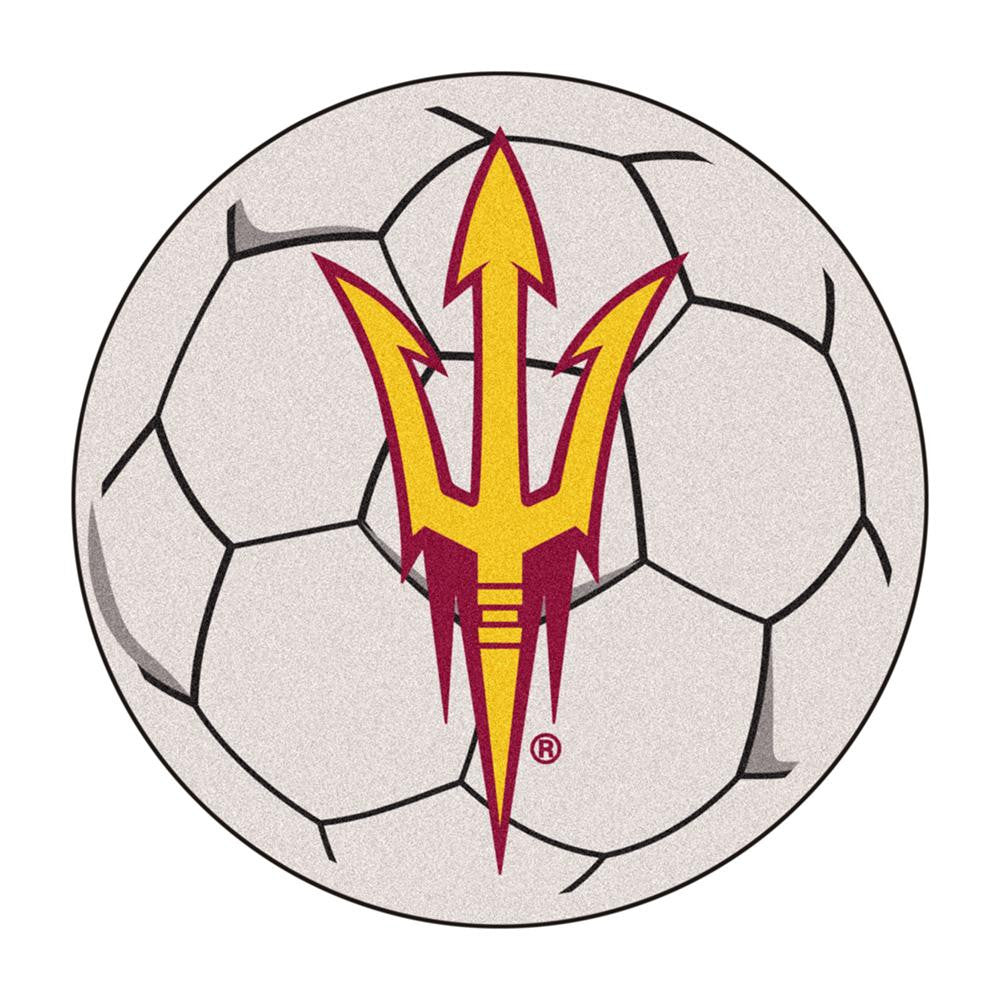 Arizona State Sun Devils NCAA Soccer Ball Round Floor Mat (29)