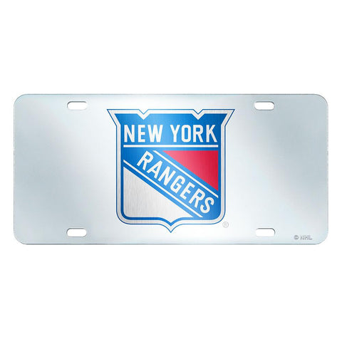 New York Rangers NHL License Plate-Inlaid