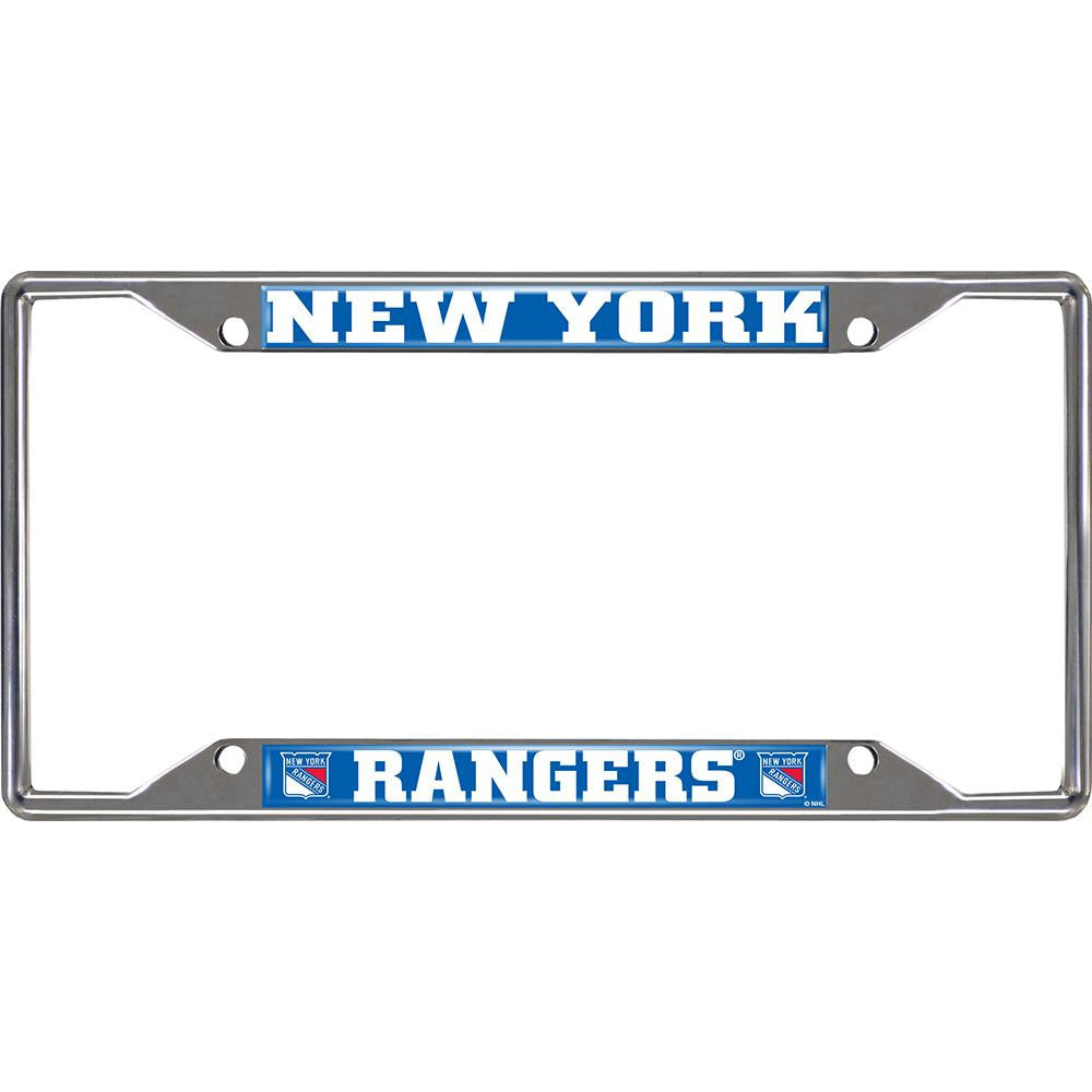 New York Rangers NHL Chrome License Plate Frame