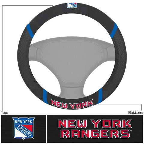 New York Rangers NHL Polyester Steering Wheel Cover