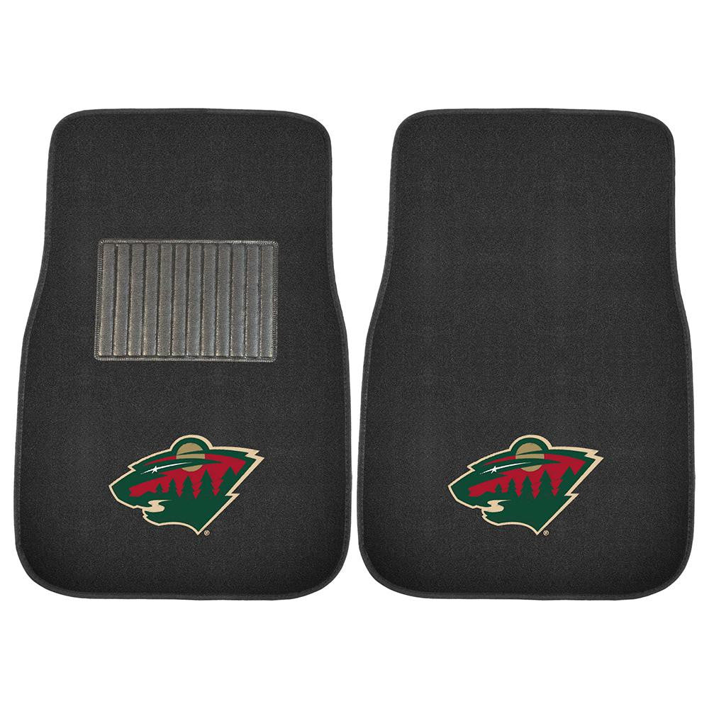 Minnesota Wild NHL 2-pc Embroidered Car Mat Set