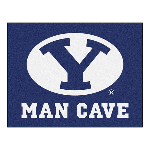 Brigham Young Cougars NCAA Man Cave All-Star Floor Mat (34in x 45in)