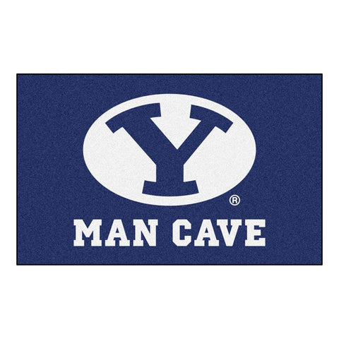 Brigham Young Cougars NCAA Man Cave Ulti-Mat Floor Mat (60in x 96in)
