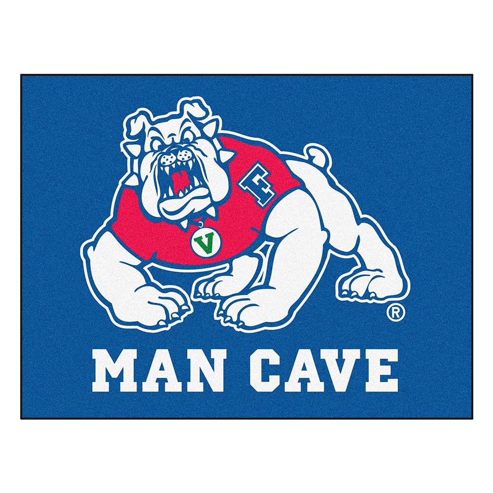 Fresno State Bulldogs NCAA Man Cave All-Star Floor Mat (34in x 45in)