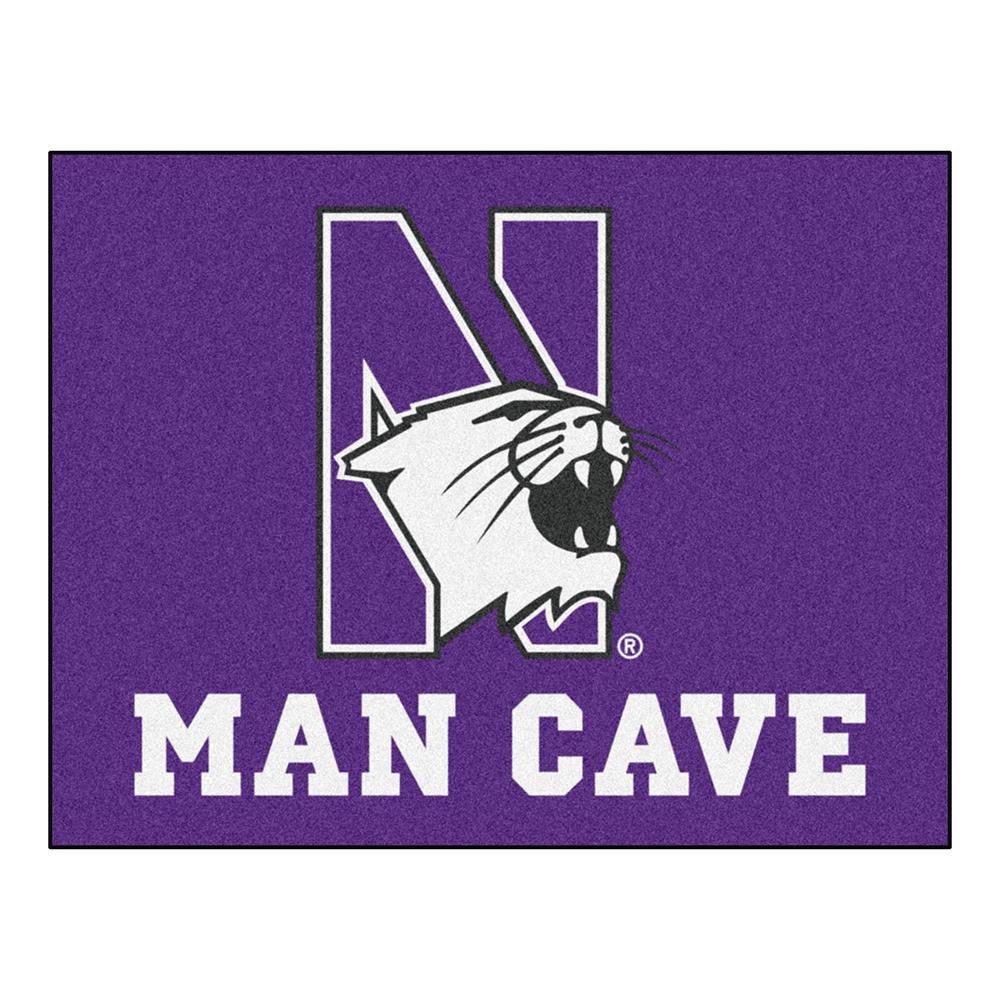 Northwestern Wildcats NCAA Man Cave All-Star Floor Mat (34in x 45in)