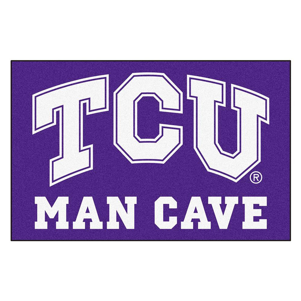 Texas Christian Horned Frogs NCAA Man Cave Starter Floor Mat (20in x 30in)