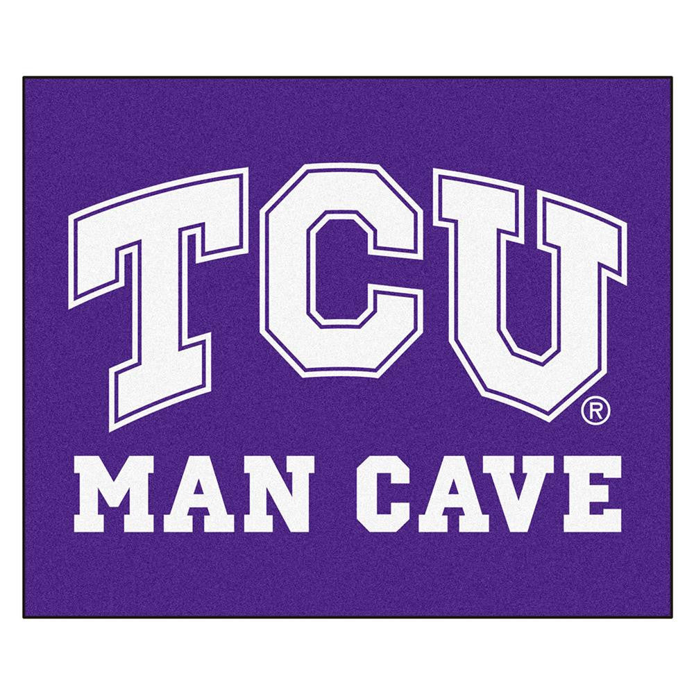 Texas Christian Horned Frogs NCAA Man Cave Tailgater Floor Mat (60in x 72in)