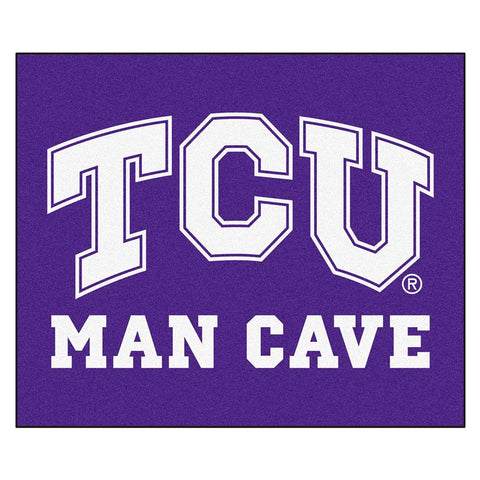 Texas Christian Horned Frogs NCAA Man Cave Tailgater Floor Mat (60in x 72in)